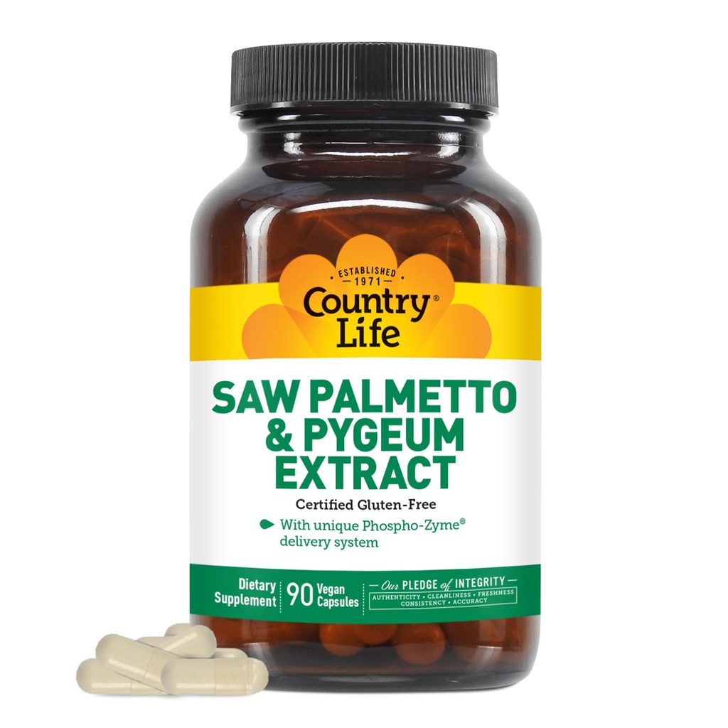 חיי המדינה ראו את Palmetto & Pygeum Extraction - Prostate Health Supplement for Men's Health - מקדם פונקציונליות אוטוטרית בריאה, 90 קפסולות