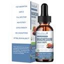 Magnesium Glycinate נוזל טיפות - תוספת משולשת של Absorption לתמוך Nerves, Sleep, Calm, Heart, השרירים *-Sugar-Free with Potassium, L-theanine, Sea Mos,Vitamin B, C,D3, K2-1Pack