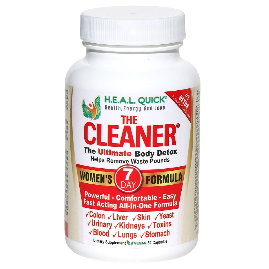 Century Systems The ניקויer Detox, Powerful 7-Day שלם ניקוי פורמולה לנשים, תמיכה בבריאות העיכול, 52 קפסולות צמחוניות