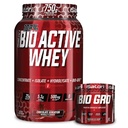 קרם קרח של שוקולד iSatori Bio-GRO (60 משרתים) ו- Bio-Active Whey Protein אבקת שוקולד ספירה (30 משרתים)