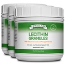 Lecithin Granules תוסף | Natural Soy Lecithin אבקה הוא מקור מצוין של Phosphatidyl Choline | תמיכת Lactation, Immune Function & Support Brain Health, 16 oz