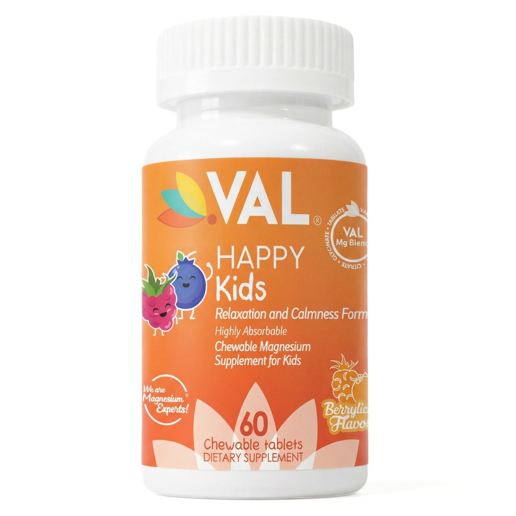 VAL Magnesium לילדים | High-Absorption Magnesium for Calm,laxation & Focus
