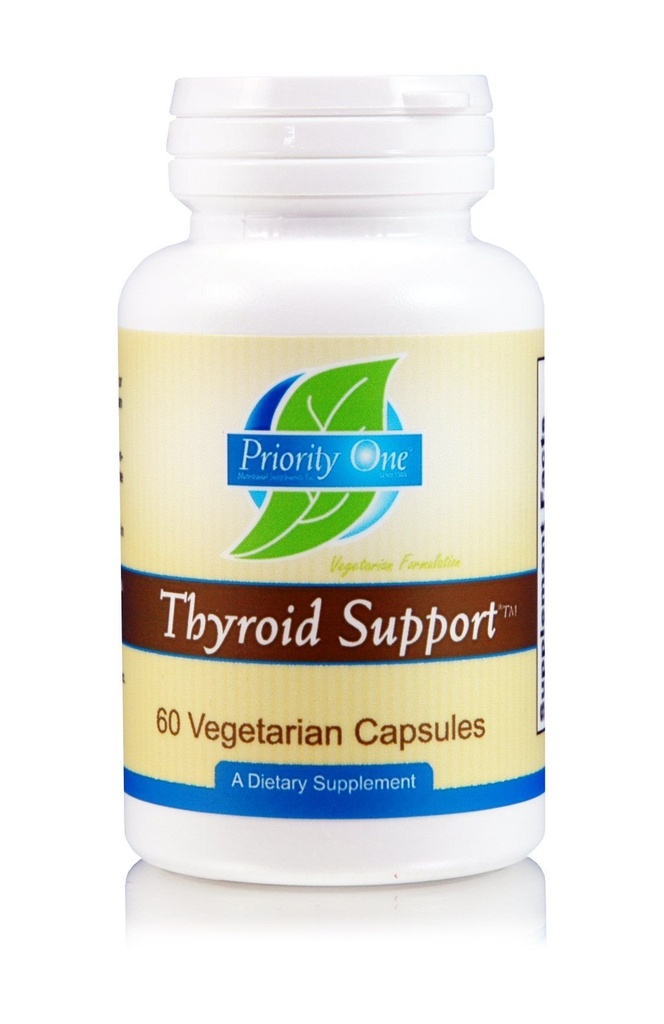 ויטמין מועדף אחד Thyroid תומך 60 קפסולות צמחוניות - תמיכה צמחונית של בלוטת התריס. *