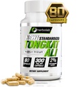 Herbolab Tongkat Ali for Men Root תוסף 200:1, סטנדרטי ל -2% Eurycomanone, 1200mg, 30 יום אספקה, Longjackטונגkat Ali for Men, Eurycoma Longifolia לחלץ אבקת קפסולות, מלזיה ג'ינסנג.