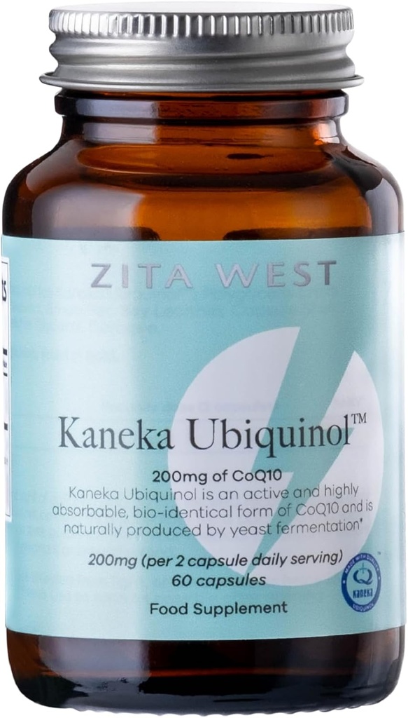 Zita West Kaneka CoQ10 Ubiquinol | Highly Absorbable Supplement for Men and Women | Trying to Naturally Conceive or Going Through IVF - 60 Vegetarian Gel Capsules
