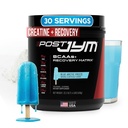 JYM תוסף Science Post JYM Active Matrix Blue Artic Freeze Amino Recovery אבקת Pure Creatine HCL, BCAA, Glutamine, Carnitine, Betaine, Turine for Strength, תיקון, ביצועים 30 משרתות
