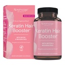 Reserveage Beauty Keratin Hair Booster with Biotin & Resveratrol - Hair & Nail Growth Supplement for Women - Supports Healthy Thickness & Shine with Biotin - 120 Capsules (60 Servings)