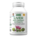 ANDREW LESSMAN Liver Anti-Oxidant Extracts 30 קפסולות - תומך ב-Hard-Working Tissues of the Liver, מקדם את בריאותו ותפקודו של Optimum Liver. חלב Thistle, Turmeric and Artichoke Extracts