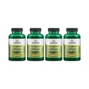סוונסון הפעיל Charcoal - תוסף טבעי תומך ב Absorption בריאה - עוזר w/Bloating & שמירה על קבוע Bowel - (120 קפסולות, 520 מ"ג לשרת) 4 Pack