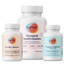 מלא פריון שלישי | טרום לידיט ויטמין + DHA & פוריות Booster | Choline, Folate, אומגה 3, Coq10, NAC, 26+ Vital Foodsents | Dietitian-formulated, Non-GMO, 3rd Party Tested, 30 משרתים