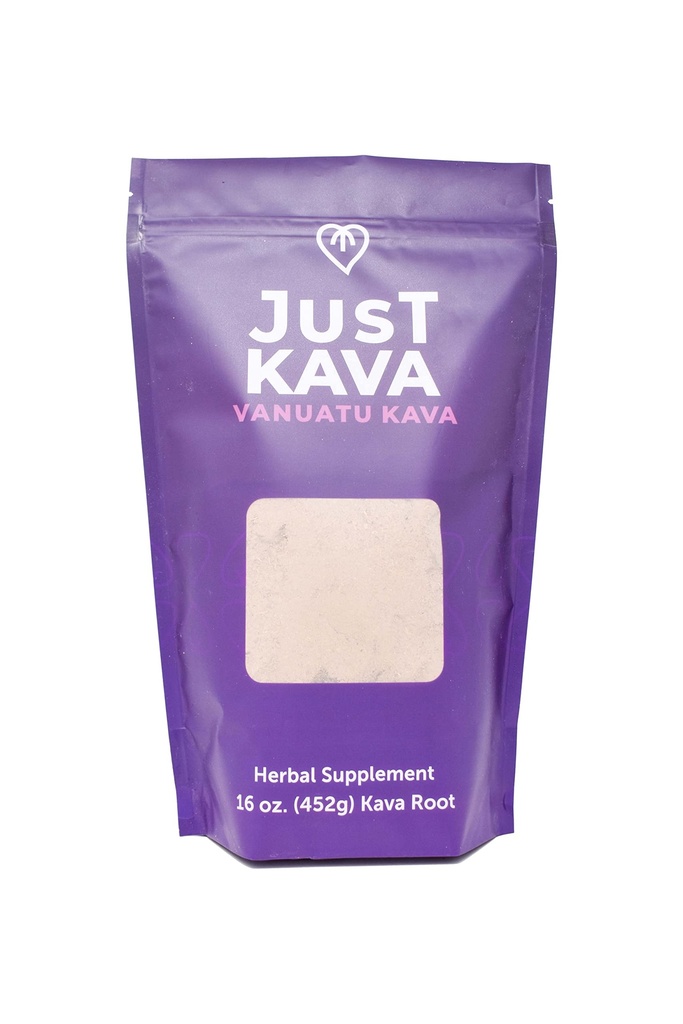רק Kava Vanuatu Kava אבקת צמחי תוספת להרגעה 16 OZ (452g)