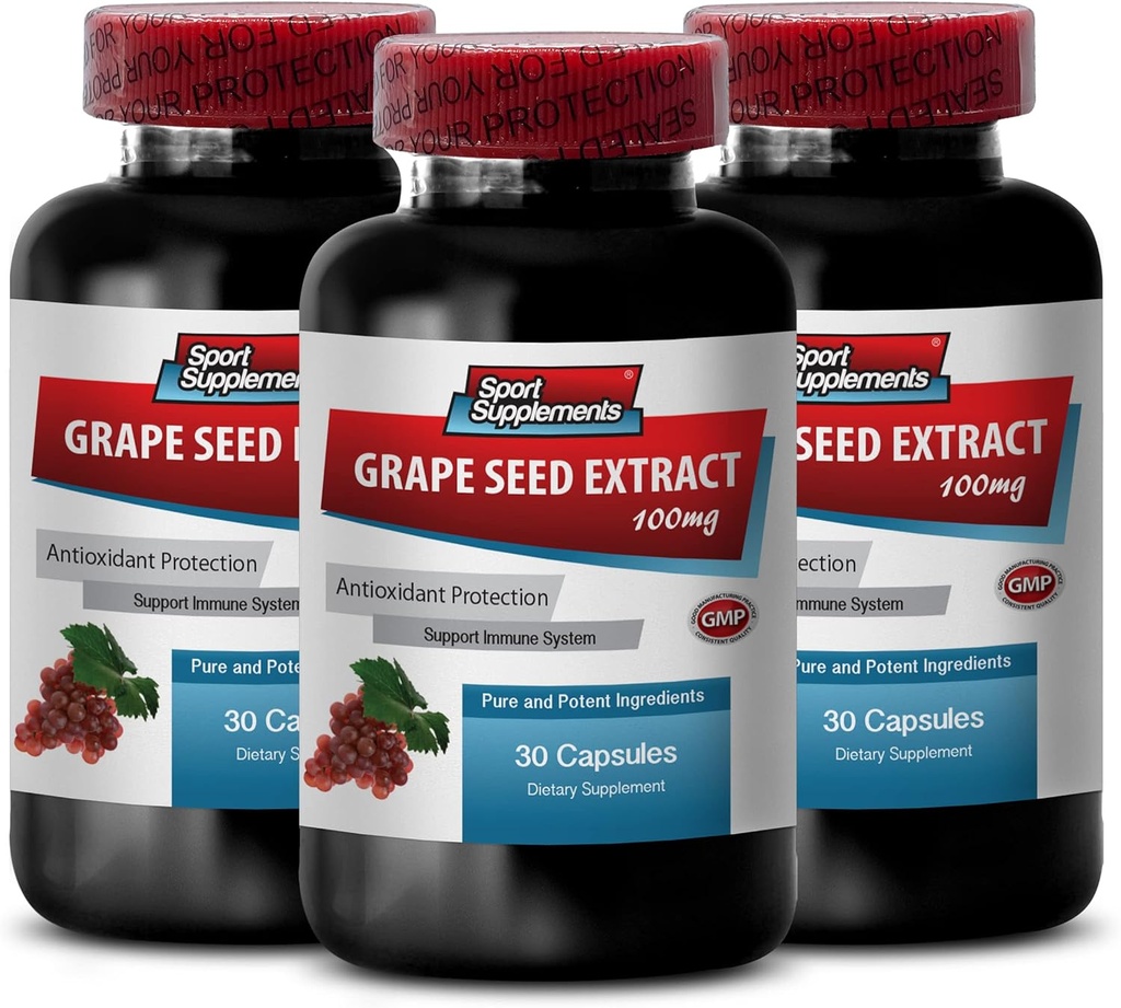 Abigomeric proanthocyanidins - Grape Seed Extracts - Grape Seed Extracts - Grape Seed Extracts - Grape Seed תוספת - Grape Seed resveratrol - למנוע לחץ גבוה - 3B 90 קפסולות