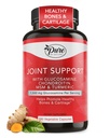 Pure By Nature Joint Support, Glucosamine עם Chondroitin Turmeric MSM Boswellia תוסף, 180 קפסולות