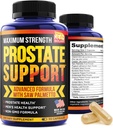 תוספי Prostate for Men - 90 Natural Prostate Health קפסולות - דליפת Seeds, Pygeum ו Saw Palmetto for Men Bladder Control and Healthy Urinary Tract Support Made in USA