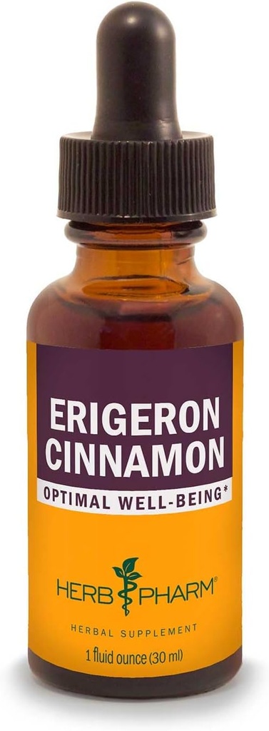 Herb Pharm Erigeron / Cinnamon נוזל Herbal Formula - 1 Ounce