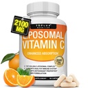 ויטמין C 2100 מ"ג שומן Soluble VIT C - Immune Support Collagen Booster Immunity Defense & Powerful Antioxidant, MCT Oil & Sunflower Lecithin, Acid Acid, טבעוני non-GMO