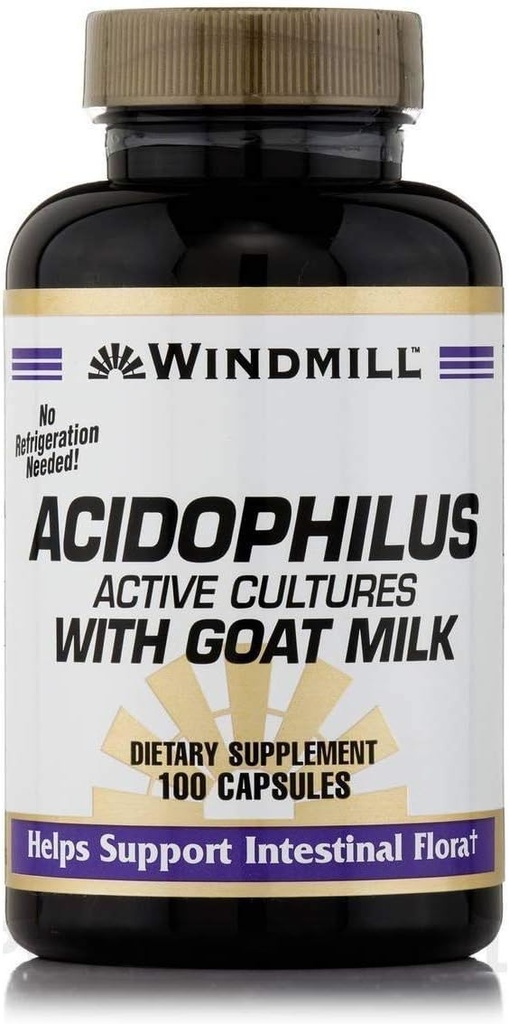 Acphidoilus עם חלב עז - 100 קפסולות על ידי Windmill
