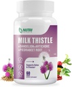 תוספת של חלב עם Dandelion Root, Artichoke Extract, 80% Silymarin עבור Liver תומך- Liver תמיכה ניקוי Detox & תיקון פורמולה, Non-GMO - 60 קפסולות