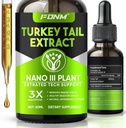 טורקיה Tail Mushroom - 2 Fl Oz Mushrooms טורקיה Tail תוסף, אורגני Immune & Digestive תמיכה תוספת, Fast-Absorbing נוזל Tincture
