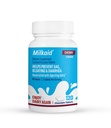 Milkaid Lactase Enzyme Chewable Tablets for Lactose Intolerance Relief; Prevents Gas, Bloating & Diarrhea | Fast Acting Milk Digestive (120 טבליות, צ'רי)