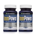BioSciences ImmPower | תמיכה מוגברת של Immune, Natural Killer Cell Activity & Cytokine הפקה | 30 קפסולות צמחוניות, 500 מ"ג של AHCC לכל קפסולה (2 Pack)