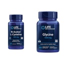תוחלת החיים N-Acetyl-L-Cysteine (NAC) & Glycine 1000 מ"ג, מקדם רגיעה, שינה בריאה, Amino Acid, Gluten-Free, non-GMO, Vegetarian, 100 קפסולות