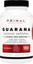 Primal Guarana (1000 MG Per המשרת) (150 קפסולות) - 200 MG טבעי Caffeine