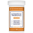 ויטמין Shoppe Ultimate 10+ Probiotics, 13 מיליארד CFUs לבריאות העיכול, Immune Support and Respiratory Health (100 קפסולת ירקות)