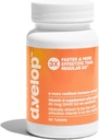 D.Velop ויטמין D תוספי 2400 IU, 20 mcg - ויטמין D3 גבוה עבור תמיכה חיסונית, עצם ובריאות הלב - 3X Faster & יותר יעיל - קלינית נבדק - ויטמין D Pills, 60 הרוזן