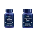 Life Extension Ultra Prostate Formula & Magnesium Caps, 500 מ"ג, מגנזיום Oxide, Citrate, Succinate, Heart Health, Bones בריאים, תמיכה במטבוליזם, 100 קפסולות צמחוניות