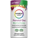 Rainbow Light High-Potency Prenatal One Multivitamin, Prenatal Health Multivitamin תומך הבריאות של אמא והתפתחות התינוק, עם ויטמין C, טבעוני, הרוזן 60