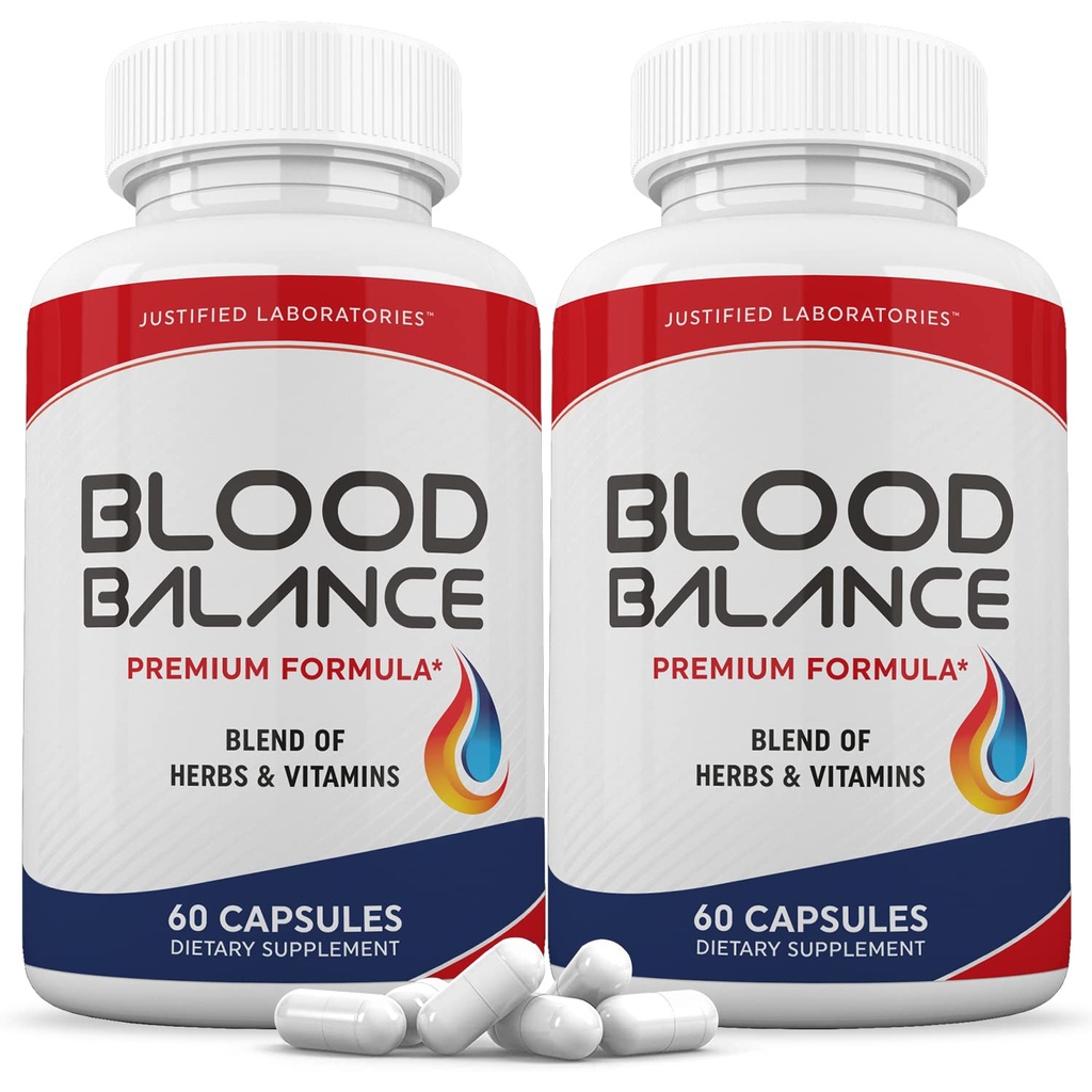 מעבדות צודקות (2 Pack Blood Balance Advanced Formula 620MG פורמולה גלולות 120 קפסולות