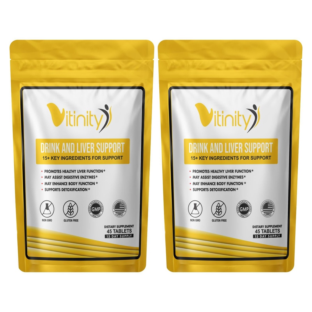 Anti Drink Liver Support Supplement 15+Key Ingredients for Craving Support, Liver Health,Kudzu, Milk Thistle,Holyזיל,DHM, All Natural ניקוי, Gradual Reduction, natrient Replenisher Tablets (30 ימים)
