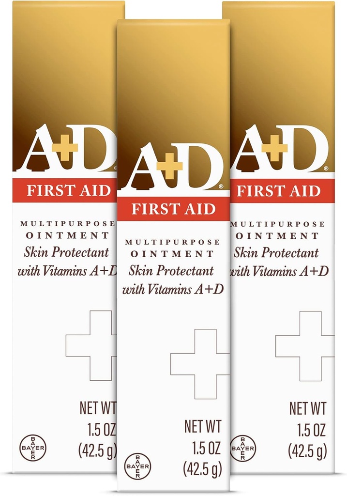A+D עזרה ראשונה, Multipurpose Skin Moisturizer ו- Skin Protectant, 1.5 Oz (Pack of 3)