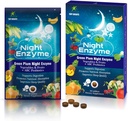 Night Enzyme, Daily Multi Digestive Enzymes, Green Plum פירות וירקות עם Probiotics, Relief Bloating, Better Sleep Quality, for Men and Women, קידום בריאות הנפש 30 טבליות