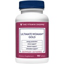 ויטמין Shoppe Ultimate Woman Gold Multivitamin - עם ברזל, ויטמין B & ויטמין D3 ועוד כדי לתמוך בייצור אנרגיה, עצם & Immune בריאות - Gluten Free Multi-Mineral (90 טבליות)