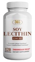 HEALTH LFE Lecithin 1200mg, High Potency, 120 Softgels, שילוב טבעי של חומצות שומן חיוניות כדי לתמוך המוח ותפקוד עצבי - Lecithin מזון כיתה, 1200 מ"ג לשרת, תוספת תזונה