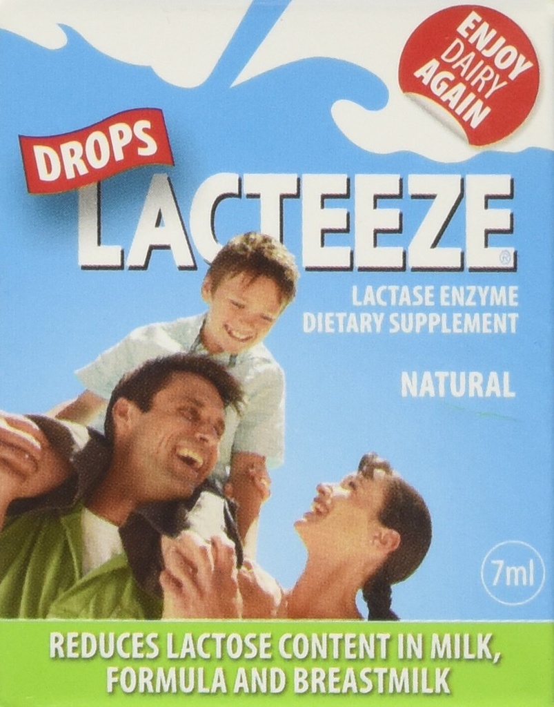 Gelda Scientific Lacteeze טיפות 7 מ"ל נוזלי Enzyme