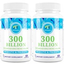 Probiotics for Women & Men - 300 מיליארד CFU, 24 סטרינס פרוביוטיקה + 15 צמחים Herbs Prebiotics for Digestive, Gut Health, Immune, Constipation, Diarrhea & Whole-Body Health - 4 חודשים אספקת מזון