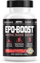 תוספי ברזל טבעיים RBC תמיכה שנעשתה בארה"ב עם Echinacea & Dandelion Root עוזר VO2 מקס, אנרגיה, סיום (1-Pack)