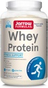 פורמולות Jarrow חלבון Whey עם 18 גרם של חלבון, 3.8 גרם של BCAAs, Glu &tamine, תוספת דיאטנית עבור תפקוד שרירים ושיקום תמיכה, 32 oz vanilla Flavored אבק, בערך 36 יום אספקה אספקה,