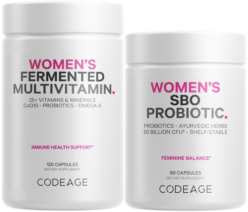 Multivitamin Bundle: Women's Formula & Women's Probiotic ויטמינים