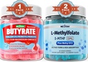 Butyrate with Probiotic + Prebiotic + Postbiotic, L-MethylFolate 15 מ"ג חניכיים