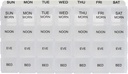 ProMed Weekly 4 Times Daily 7 Day Pill מארגנת עבור תרופות, ויטמינים ותוספים | Ergonomy Pill Case with Removable Clearהשוואות