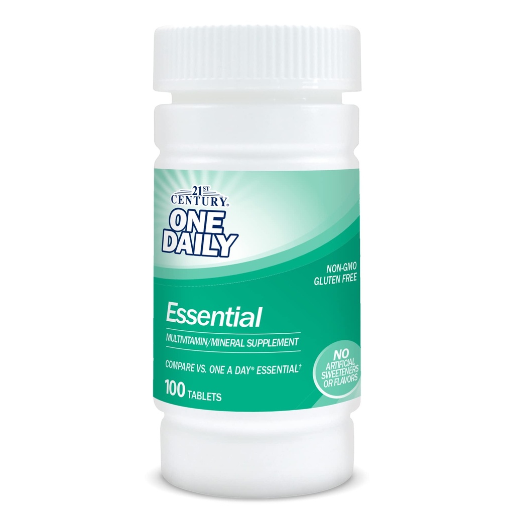 21th Century One Daily Essential Tablets 100 Count