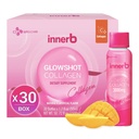 CJwellcare Innerb Glowshot Collagen (50.7 fl oz, 30 משרתות) - קולאזן נוזלי מארין לנשים, 3,000 מ"ג Collagen Peptides, Collagen Shots for High Absorption, Hair, Skin & Nails תוספת תוסף לנשים, 3,000mg Collagen פפtides, Collagen Shots for High Absorption, Hair, Skin, Skin & Nails