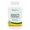 NaturesPlus Adult's Chewable, Pineapple Flavor - 180 Tablets - Multivitamin & Mineral - Vegan, Gluten Free - 180 Servings