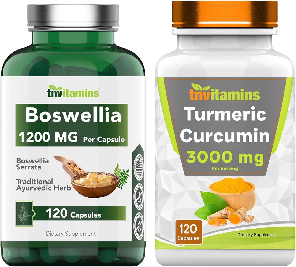 Boswellia Serrata & Turmeric Curcumin עם Black Pepper