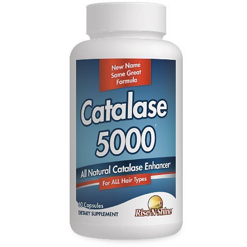 Rise-N-Shine Catalase תוסף 5000 - Powerful Antioxidant Enzyme for Hair Health Support - תוספי שיער לשיער חזק - 60 קפסולות (30 יום אספקה)