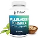 Dr. Berg Gallbladder Formula תוספת כוח - עם אבקת אוקס Bile ו Conjugated Bile Acid - תערובת Enzymes Prorietary - מלא 45 ימים אספקה - 90 קפסולות ירקות